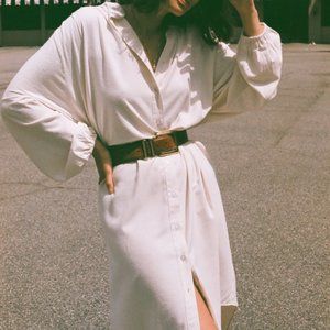 NaNin Raw Silk Gloria Dress